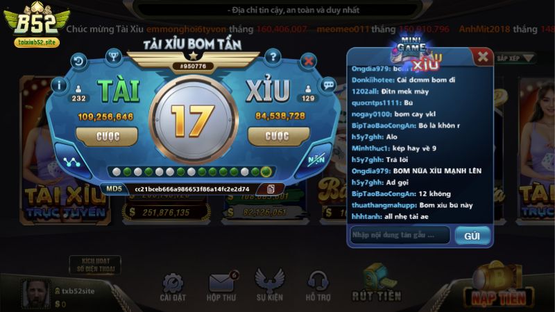 Khám Phá Sảnh Game Bài tại B52 Play